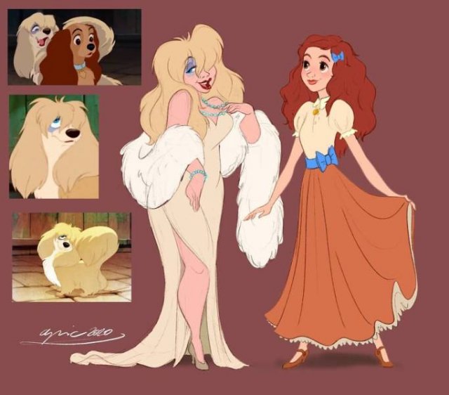 Disney Animal Characters Turned Into Human (20 pics) Disney Animal Characters Turned Into Human (20 pics)