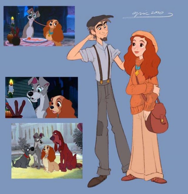 Disney Animal Characters Turned Into Human (20 pics) Disney Animal Characters Turned Into Human (20 pics)