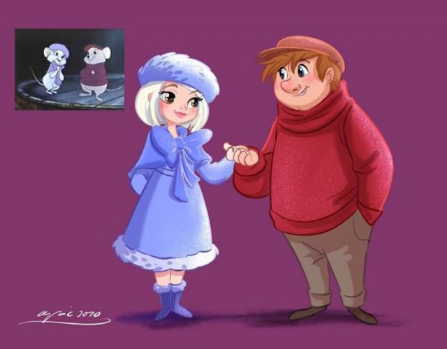Disney Animal Characters Turned Into Human (20 pics)