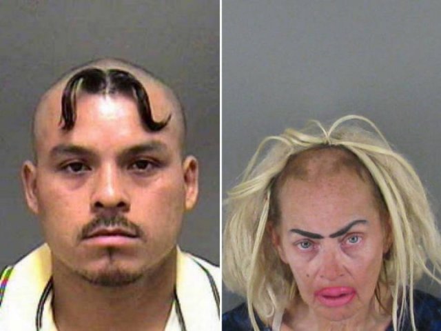 Mugshots With Weird Haircuts (23 pics)