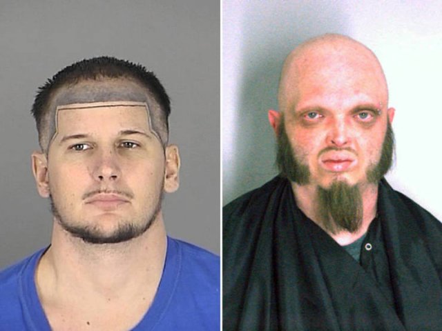 Mugshots With Weird Haircuts (23 pics)