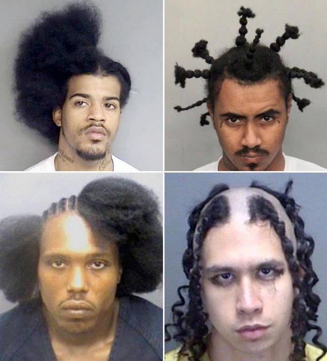 Mugshots With Weird Haircuts (23 pics)