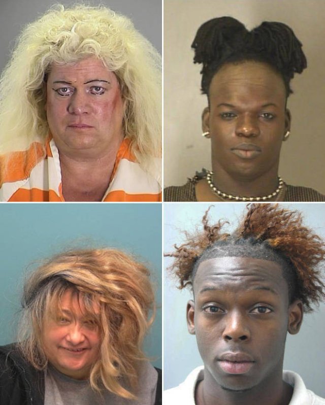 Mugshots With Weird Haircuts (23 pics)