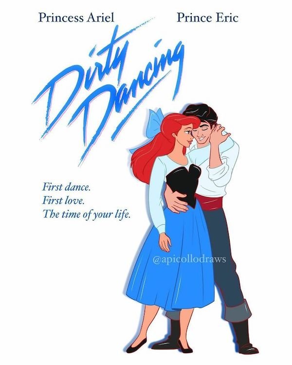 Movie Posters Reimagined With Disney Characters (27 pics)