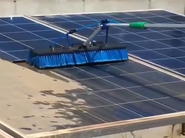 Cleaning Solar Panels