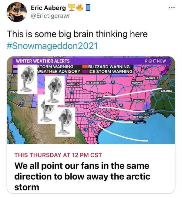 Memes And Tweets About Texas In Snow (50 pics)