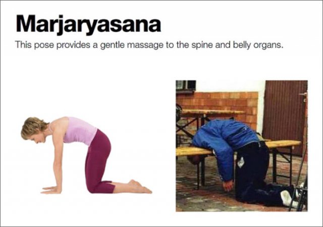 Drunk Yoga Guide (10 pics)
