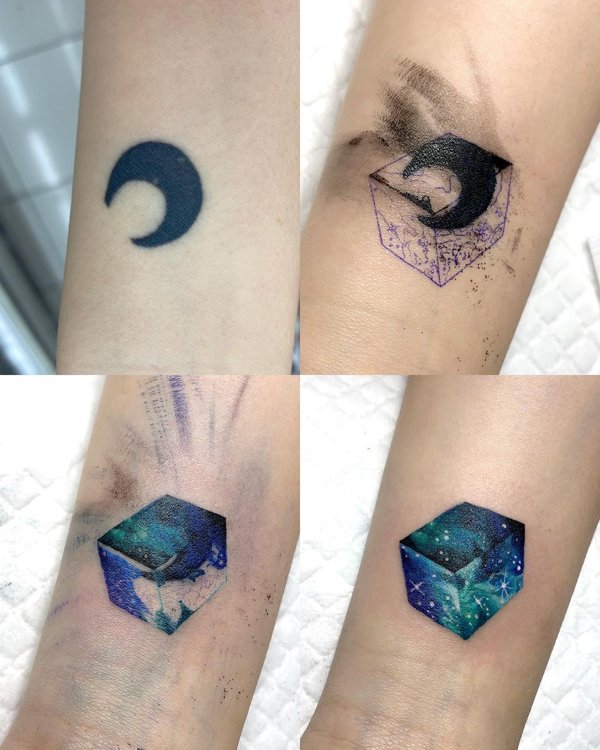 This Tattoo Artist Can Cover Up Any Old Tattoo (29 pics)