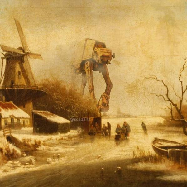 'Star Wars' Movie And Classical Art (41 pics)