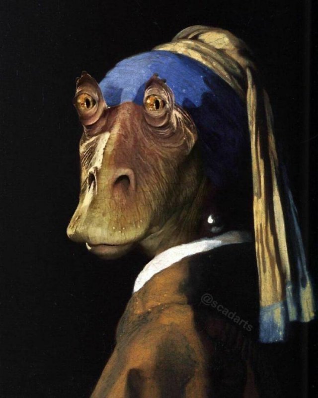 'Star Wars' Movie And Classical Art (41 pics)