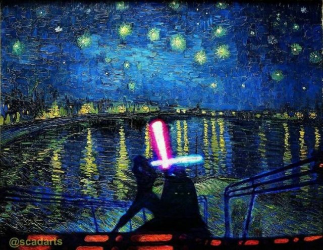 'Star Wars' Movie And Classical Art (41 pics)