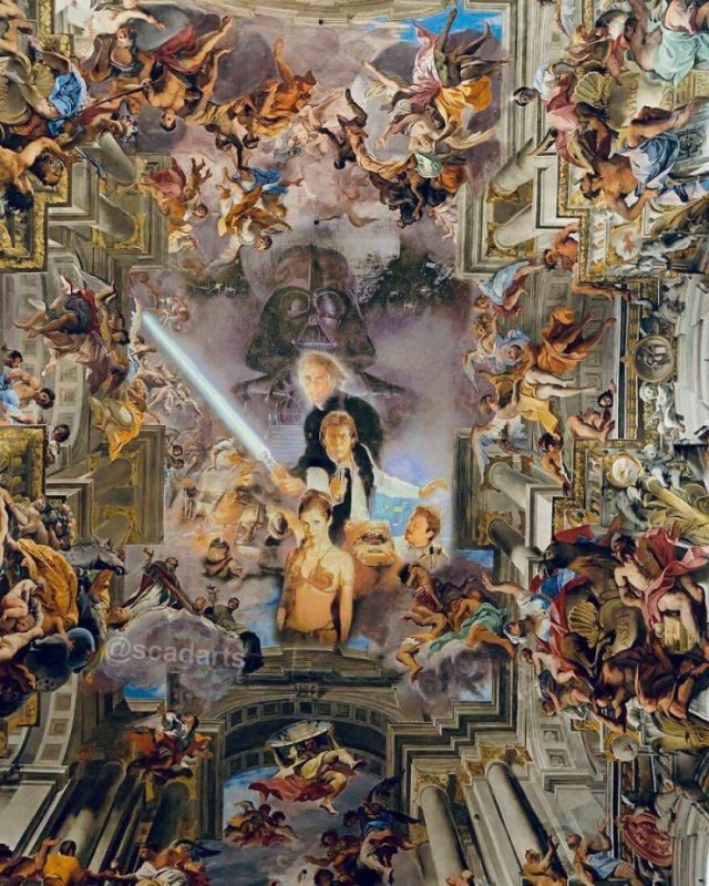 'Star Wars' Movie And Classical Art (41 pics)