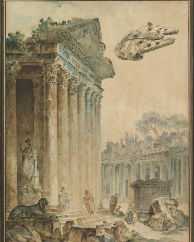 'Star Wars' Movie And Classical Art (41 pics)