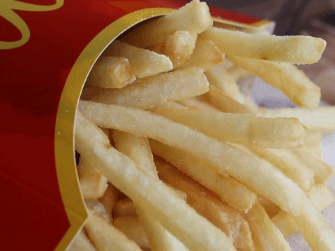 The Best Fast Food Restaurant French Fries (15 gifs)