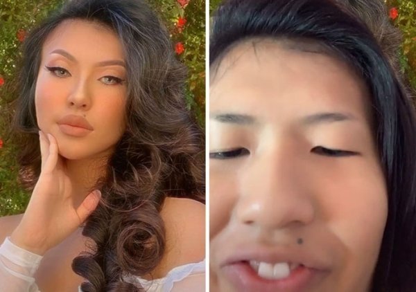 Girls With And Without Makeup (30 pics)
