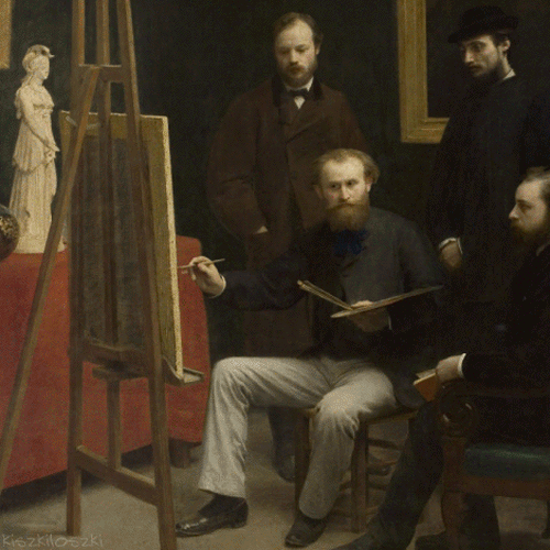 Funny Animated Paintings (17 gifs)