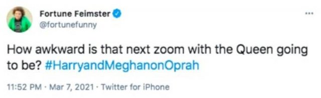 Oprah's Interview With Harry And Meghan Tweets (39 pics)