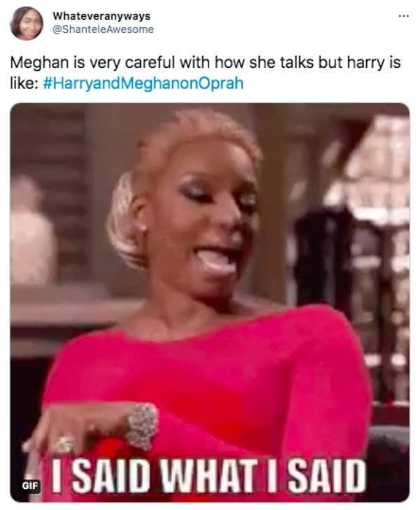 Oprah's Interview With Harry And Meghan Tweets (39 pics)