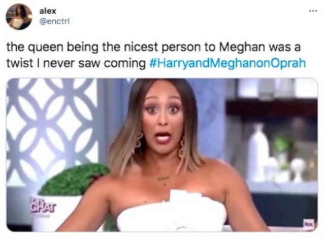 Oprah's Interview With Harry And Meghan Tweets (39 pics)
