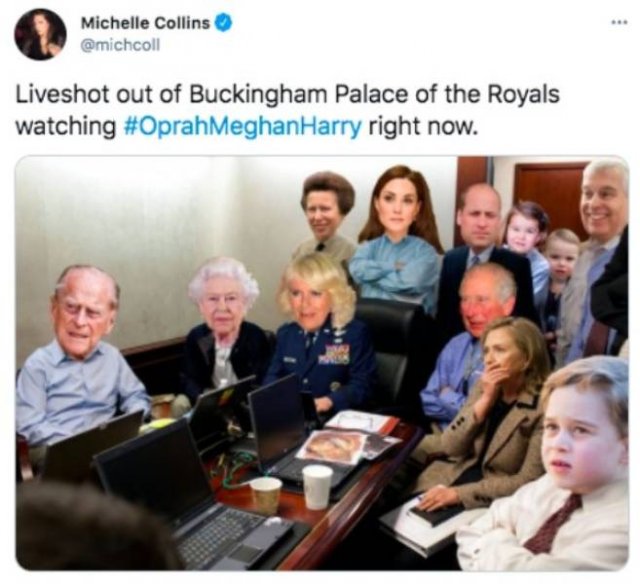 Oprah's Interview With Harry And Meghan Tweets (39 pics)