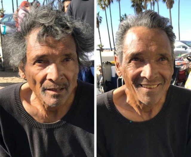 Stylist Helps Homeless People By Giving Them New Haircuts (22 pics)