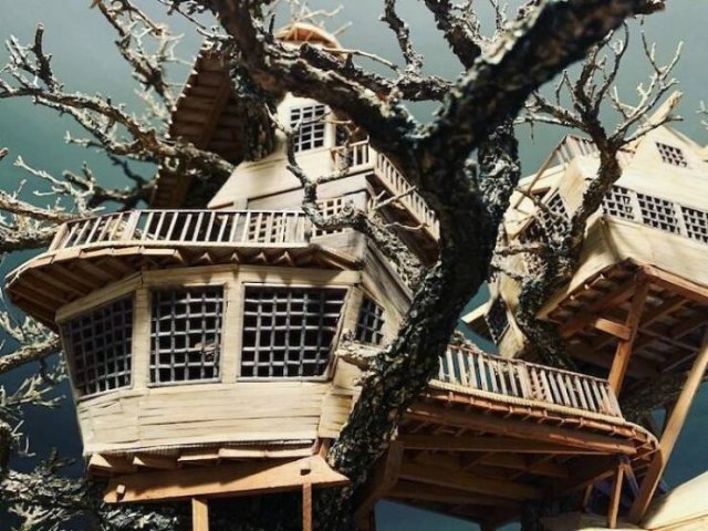 Tiny Bonsai Treehouses By Dave Creek (29 pics)