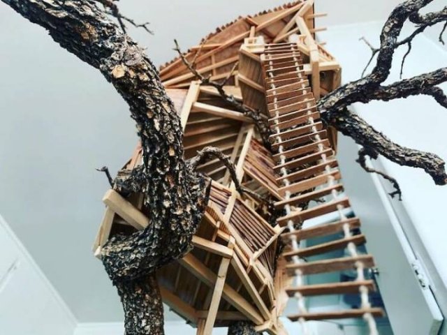 Tiny Bonsai Treehouses By Dave Creek (29 pics)