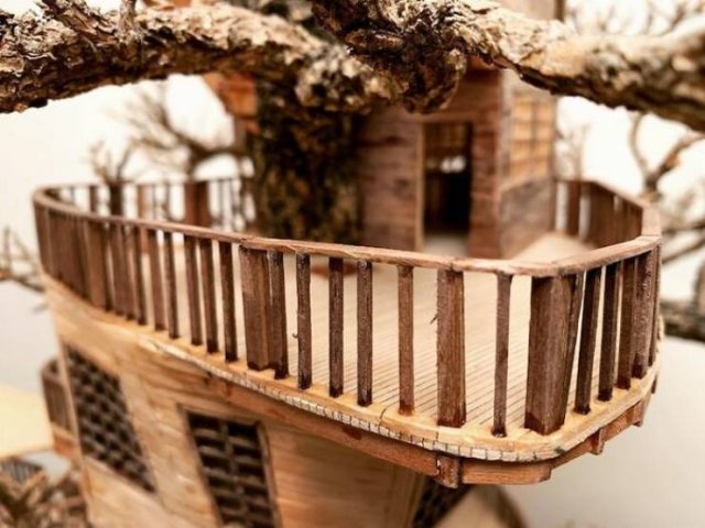 Tiny Bonsai Treehouses By Dave Creek (29 pics)
