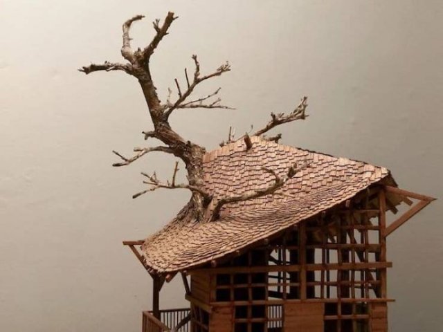Tiny Bonsai Treehouses By Dave Creek (29 pics)