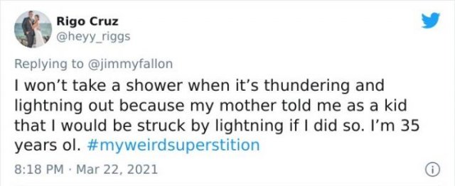 People Share Their Weird Superstitions (36 pics)