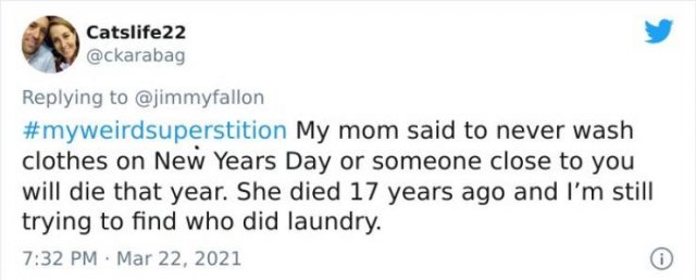 People Share Their Weird Superstitions (36 pics)