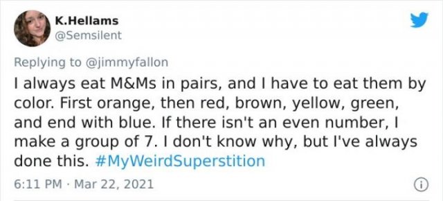 People Share Their Weird Superstitions (36 pics)