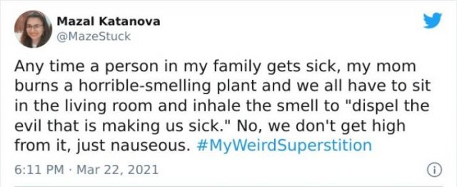 People Share Their Weird Superstitions (36 pics)