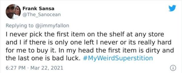 People Share Their Weird Superstitions (36 pics)