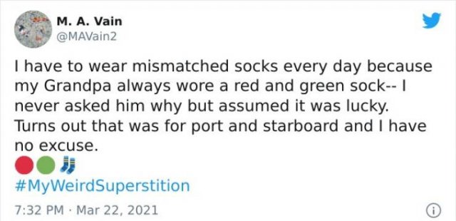 People Share Their Weird Superstitions (36 pics)