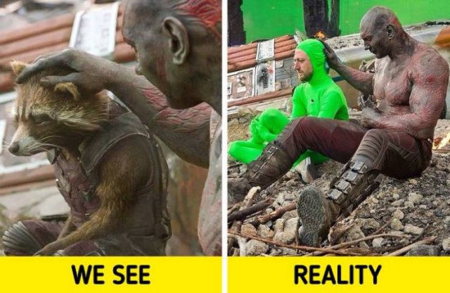 Behind The Scenes Of Popular Movies (24 pics) Behind The Scenes Of Popular Movies (24 pics)