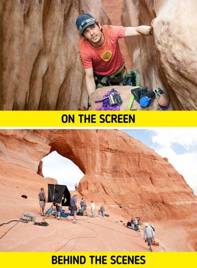 Behind The Scenes Of Popular Movies (24 pics) Behind The Scenes Of Popular Movies (24 pics)