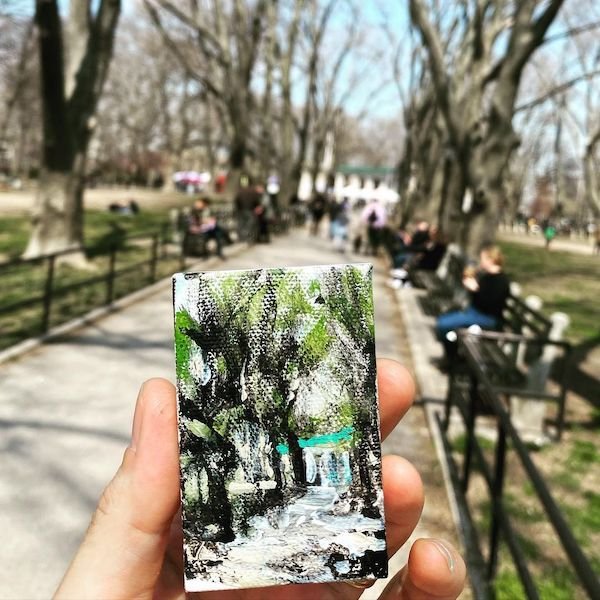 NY Artist Hid Miniature Paintings In Easter Eggs (9 pics)