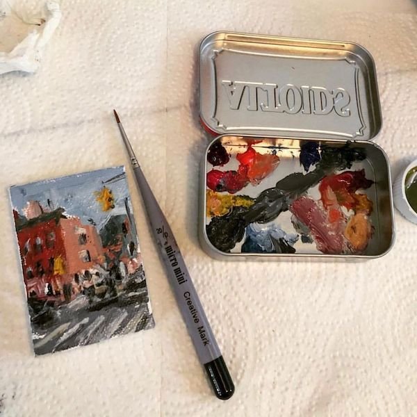 NY Artist Hid Miniature Paintings In Easter Eggs (9 pics)