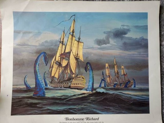 Artists Improved Thrift Store Paintings In A Funny Way (33 pics)
