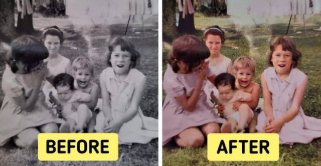 Colorized Old Family Photos (18 pics)