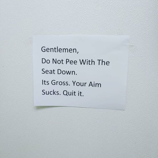 Passive Aggressive Signs (26 pics)