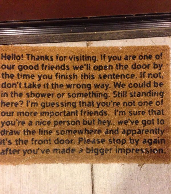 Funny Doormats (32 pics)