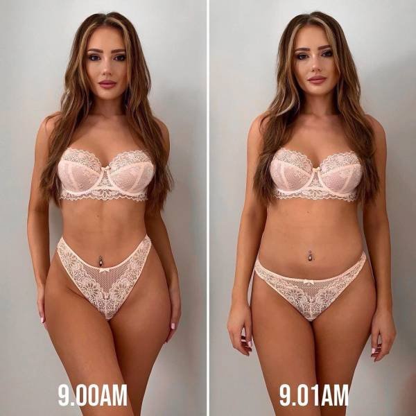 British Model Shows The Difference Between Instagram And Real Photos (24 pics)