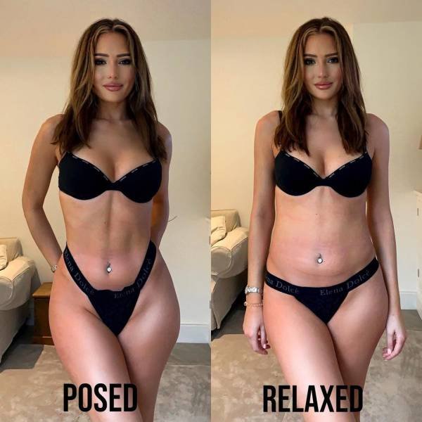 British Model Shows The Difference Between Instagram And Real Photos (24 pics)