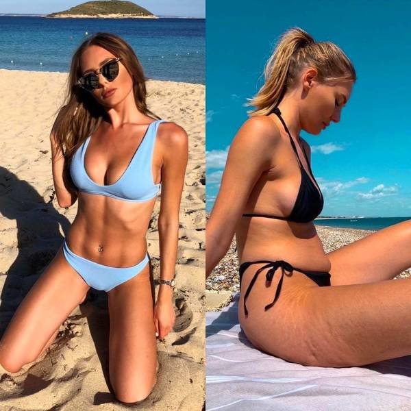 British Model Shows The Difference Between Instagram And Real Photos (24 pics)