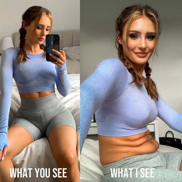 British Model Shows The Difference Between Instagram And Real Photos (24 pics)