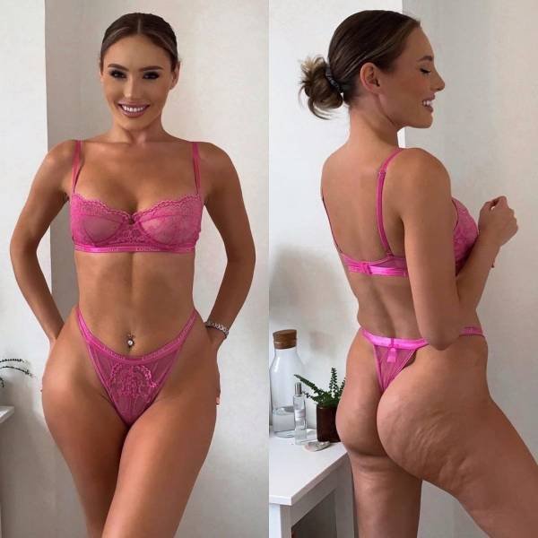 British Model Shows The Difference Between Instagram And Real Photos (24 pics)