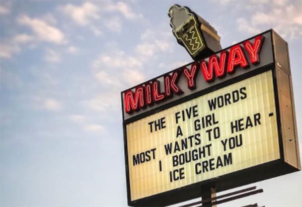 Ice Cream Shop Clever Signs (19 pics)