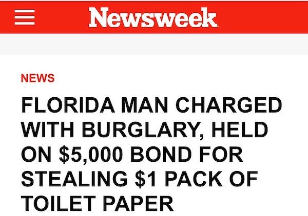 Insane Florida Headlines (28 pics)